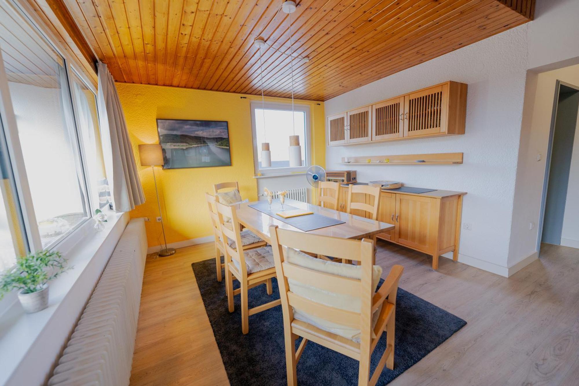 Ferienhaus Schoene Aussicht Ferienwohnung Gelb Hemfurth-Edersee Exteriér fotografie